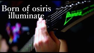Born of osiris   illuminate guitar play