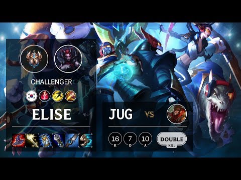 Elise Jungle vs Wukong - KR Challenger Patch 10.6