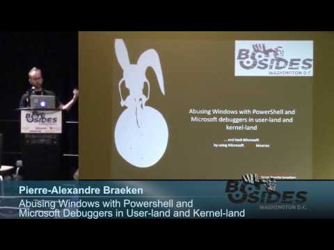 BSides DC 2016 - Abusing Windows with PowerShell and Microsoft debuggers