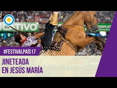 Festival País ' 17 - Jineteada en la 4ta. noche del Festival de Jesús María 2017