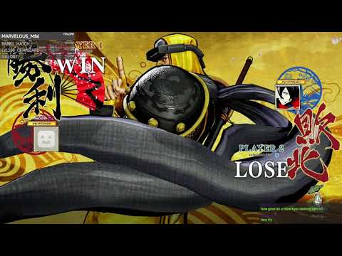 Samurai Shodown Online Sets!: Billyhoward90 (Hanzo) vs solkuro (Kyoshiro)