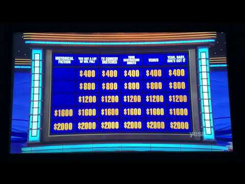 Double Jeopardy, Amy Schneider Day 4 - 2nd Daily Double (11/22/21)