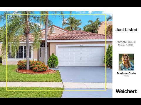For Sale 18033 SW 20th St Miramar FL 33029