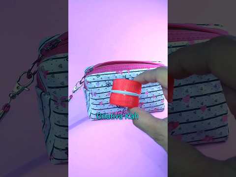 DICA DO DIA - como fazer um potinho  com duas tampas #diy2025 #lifehacks