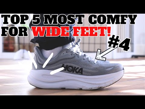 Top 5 Most Comfortable Sneakers for WIDE FEET in 2025! (2E 4E)