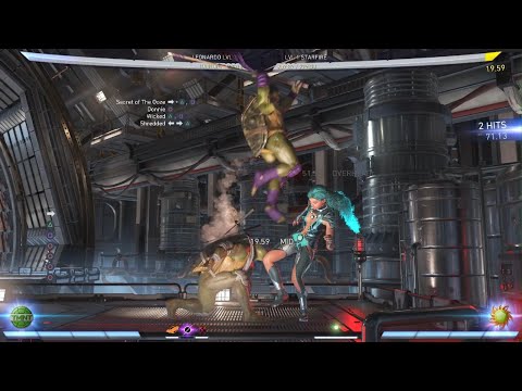 Injustice: Combos for characters: Leonardo