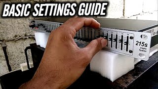 Video thumbnail for Basic Sound Setup Guide | Outdoor Setup using dbx 215s Equalizer by CARLITO DIAZ