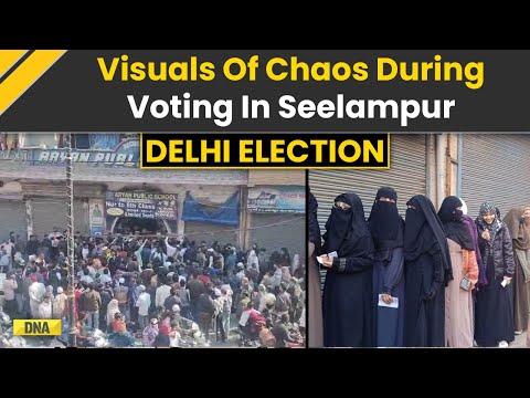 Delhi Election 2025: Visuals Of Chaos During Voting In Seelampur |AAP Vs BJP Clash in Seelampur