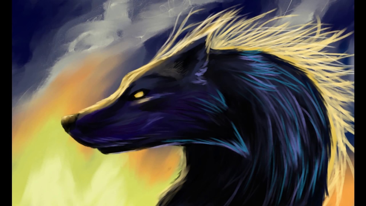 Wolf (Krita Speedpainting)