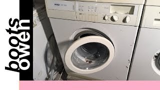 How to replace a Bosch washing machine door rubber