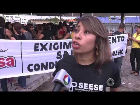 JE 2º EDIÇÃO - Trabalhadores da rede de saúde de Aracaju paralisam as atividades
