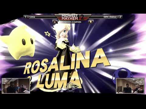 Midwest Mayhem 12 LOSERS QUARTERS - Lima (Bayonetta) vs GRV | Dabuz (Rosalina & Luma)