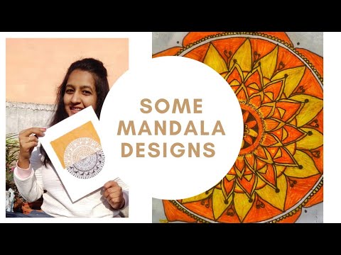 Some different type of mandala designs.. By Deeksha & Priyanshi..