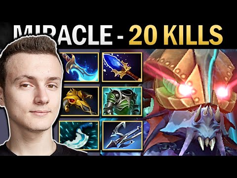 Slardar Dota Gameplay Miracle with Cuirass and 20 Kill