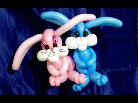 Adorable Easter Bunnies Balloon Twisting