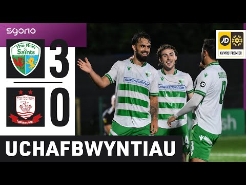 Uchafbwyntiau | Highlights: Y Seintiau Newydd 3-0 Cei Connah | Cymru Premier JD