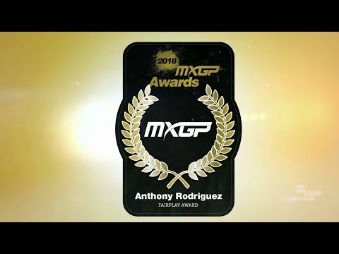 Anthony Rodriguez - FairPlay Award - MXGP Awards 2018