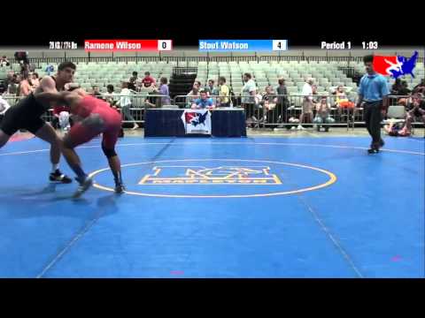 Ramone Wilson vs. Stout Watson at 2013 Junior Nationals - FILA - FS