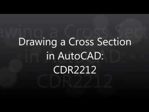 Drawing  a standard cross section - CDR2212