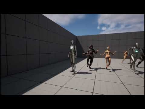 Retargeting tests. Mixamo to UE5 to CC4