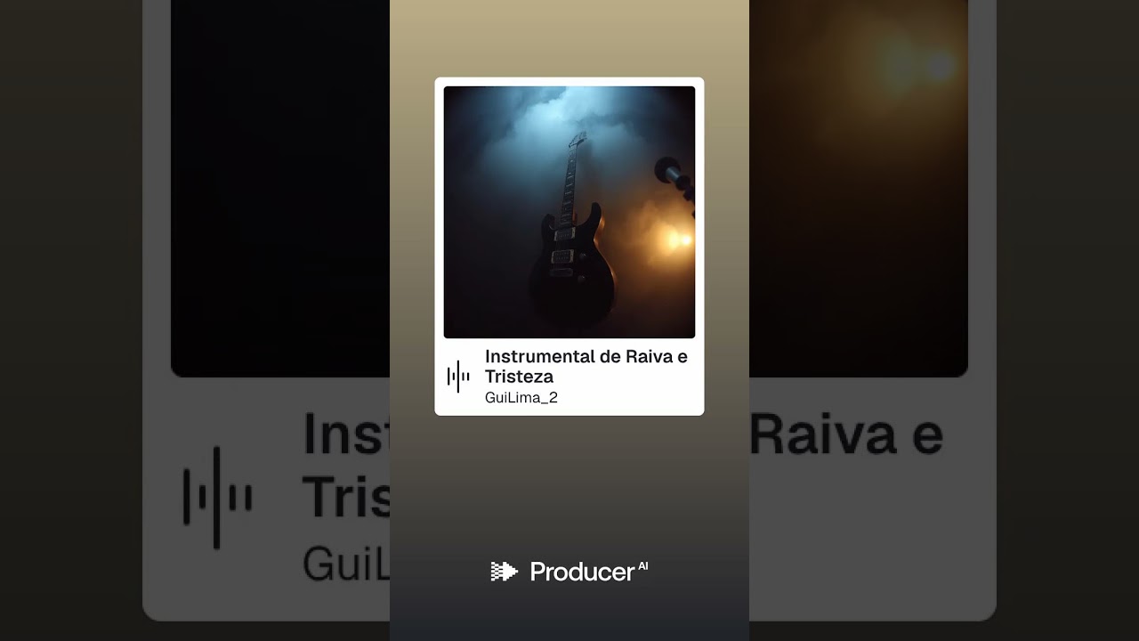 Instrumental de Raiva e Tristeza