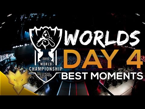 League of Legends Worlds 2016 - Day 4 Top 10 Best Moments (CLG, SKT, ROX, C9 & More)