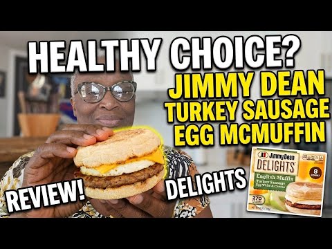 Healthy Choice Jimmy Dean Turkey Sausage Egg McMuffin Breakfast Review