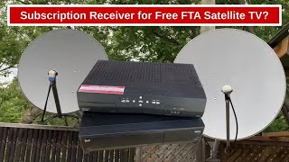 Can you use a DirecTV, Dish Network or Bell subscription receiver for FTA satellite TV?