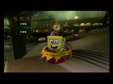 The Spongebob Squarepants Movie Game (PS2): Death animations