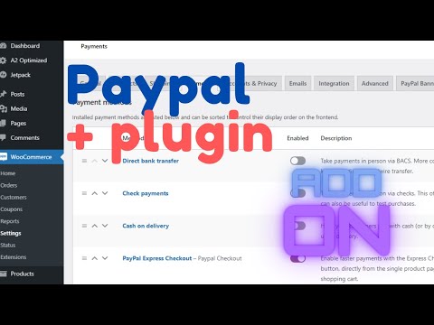 Adding paypal plugin to woocommerce | SETUP PAYMENT | Installation process