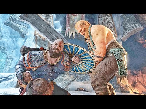 GOD OF WAR : Kratos Vs Thor Son Fight Scene 4K ULTRA HD - GOD OF WAR