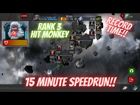 Hit Monkey RECORD SPEEDRUN!! 6 Star Rank 3. 15 Minute Speedrun