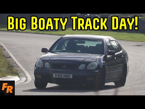 Big Boaty Lexus GS300 Goes On A Track Day!