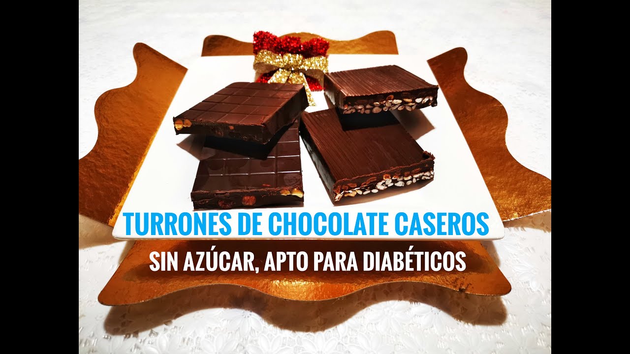 Watch Turrones de Chocolate Caseros I Varios Sabores I Sin Azúcar I Apto para Diabéticos Now Turrones de Chocolate Caseros I Varios Sabores I Sin Azúcar I Apto para Diabéticos