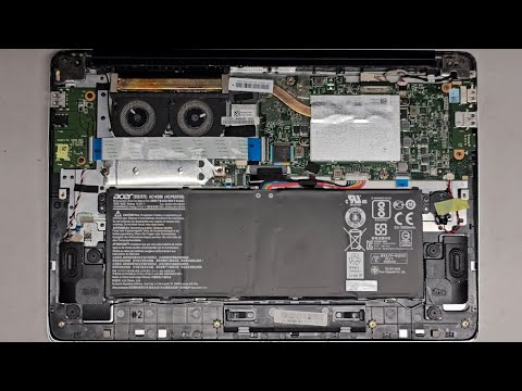 Acer Swift 3 SF314-51-57CP Demontage, kein RAM, SSD-Festplatten-Upgrade, Akkutausch, Reparatur