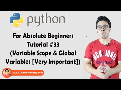 Scope Global Variables and Global Keyword | Python Tutorials For Absolute Beginners In Hindi 33