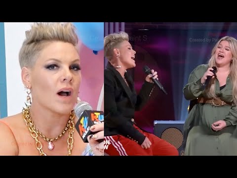 Pink Reacts To Duetting With Kelly Clarkson