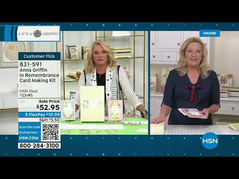 HSN | National Craft Month - Anna Griffin 03.28.2023 - 03 AM