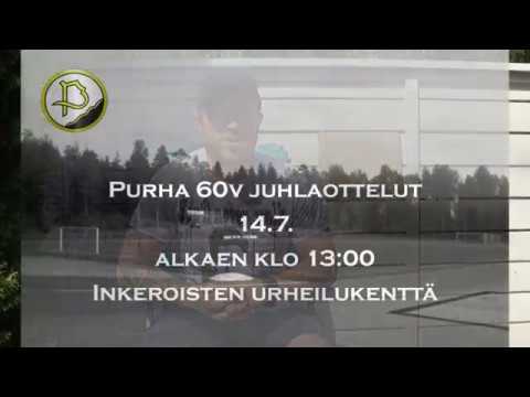Lauantai 14.7.2018 - Purha 60v!