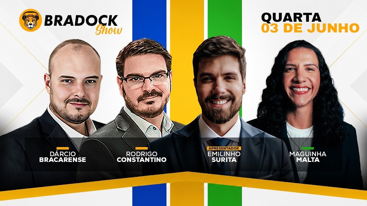 Bradock Show 03/06/26- EMILINHO, RODRIGO CONSTANTINO, DÁRCIO BRACARENSE E MAGUINHA MALTA