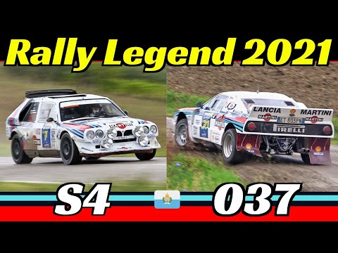 Lancia Delta S4 & Rally 037 Group B - Rally Legend 2021 San Marino - Actions, Pure Sound & Flames!