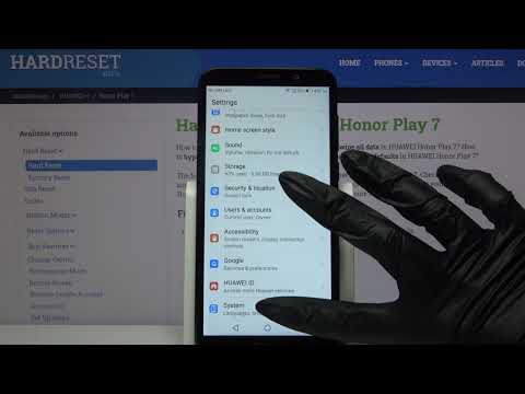 HUAWEI Honor Play 7 - Activate Text Correction & Open Keyboard Customizations