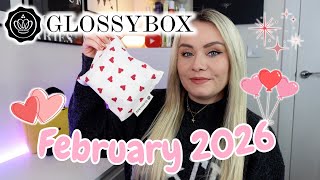 GLOSSYBOX FEBRUARY 2026 UNBOXING & REVIEW ✨ WORTH £103??? | MISS BOUX