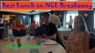 NCL Breakaway Lunch at Taste Restaurant