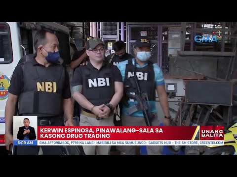 Kerwin Espinosa, pinawalang-sala sa kasong drug trading | UB