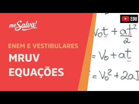 Me Salva! CIN14 - MRUV (Equações)