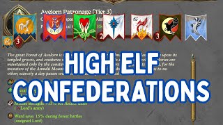 High Elf Patronage and Confederations - A Closer Look -  Total War Warhammer 3