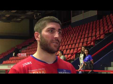 PLBiH 4. kolo sezona 2017/18 RK Borac m:tel vs RK Vogošća Đorđe Ćelic