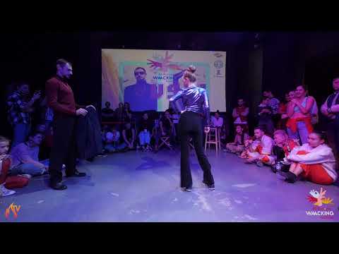 Natali vs. Davyg - 1/2 - All Europe Waacking Festival 2018