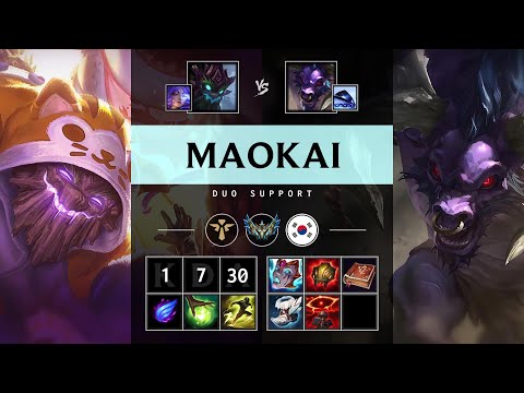 Maokai Support vs Alistar - KR Challenger Patch 25.21